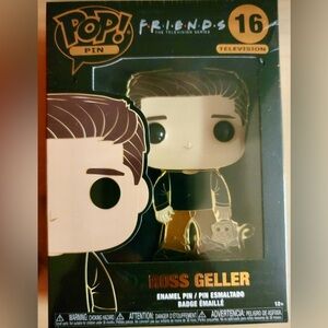 Ross Geller from Friends- Funko pop pin